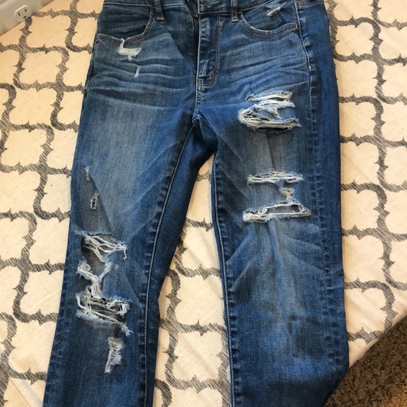 AE Ripped Hi-Rise Jeggings - Picture 2 of 2